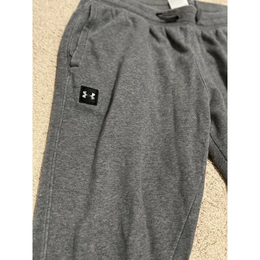 EUC Men's UnderArmour Gray Jogger Pants Size XL - Picture 6 of 6